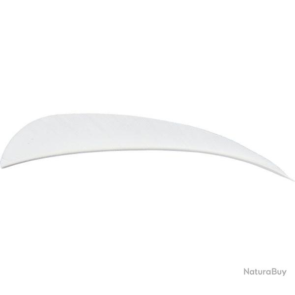 AVALON - Plumes Naturelles Paraboliques 3" RH (x50) BLANC