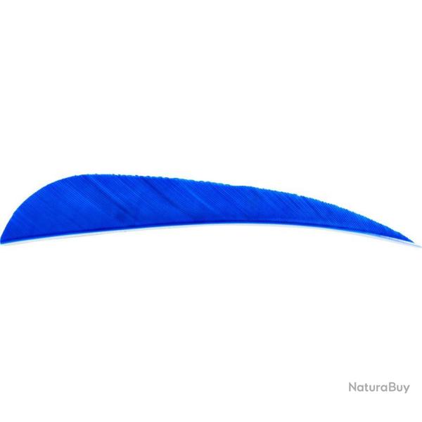 AVALON - Plumes Naturelles Paraboliques 3" RH (x50) BLEU