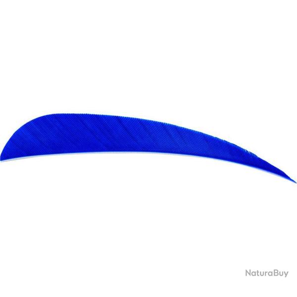 AVALON - Plumes Naturelles Paraboliques 3" RH (x50) BLEU FONC�