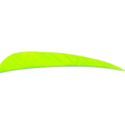 AVALON - Plumes Naturelles Paraboliques 3" RH (x50) VERT FLUO