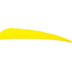 AVALON - Plumes Naturelles Paraboliques 4" RH (x50) JAUNE