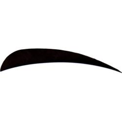 AVALON - Plumes Naturelles Paraboliques 4" RH (x50) GRIS FONC&Eacute;