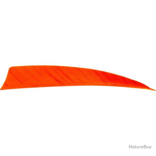 AVALON - Plumes Naturelles Shield 4" RH (x50) ORANGE