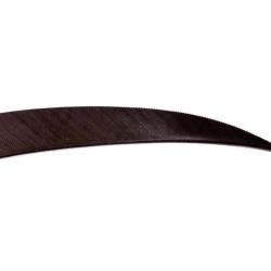 AVALON - Plumes Naturelles Shield 4" RH (x50) GRIS FONC&Eacute;