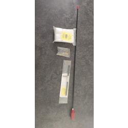 Guide et tige dewey et  patche  coton de nettoyage  avec embout