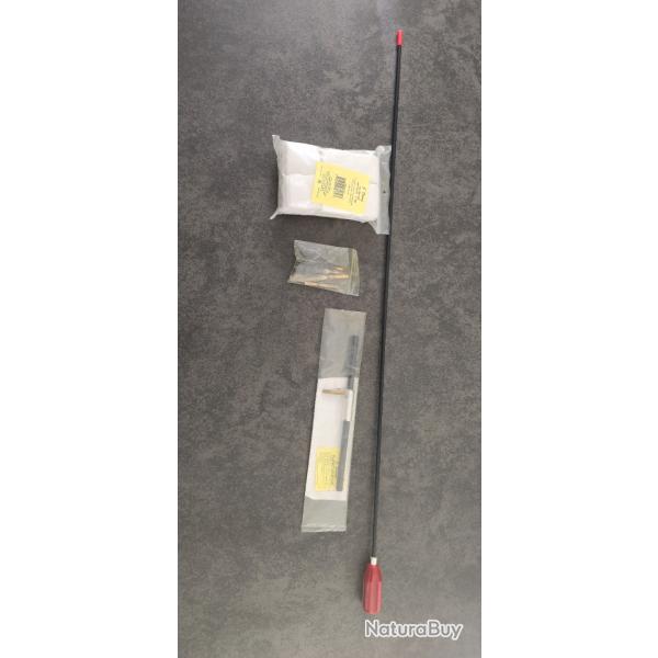 Guide et tige dewey et  patche  coton de nettoyage  avec embout