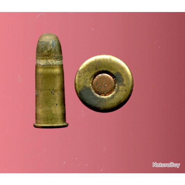 9 mm Nagant Belge - balle plomb calepin�e de papier blanc - �tui laiton - amorce cuivre