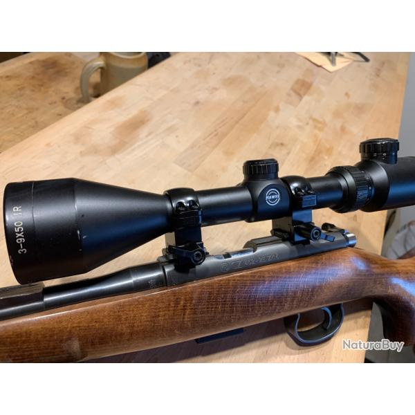 Lunette hawke 3-9x50 IR + colliers