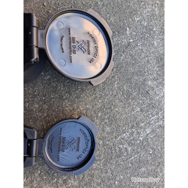 Bonnettes vortex defender flip-cap en caoutchouc