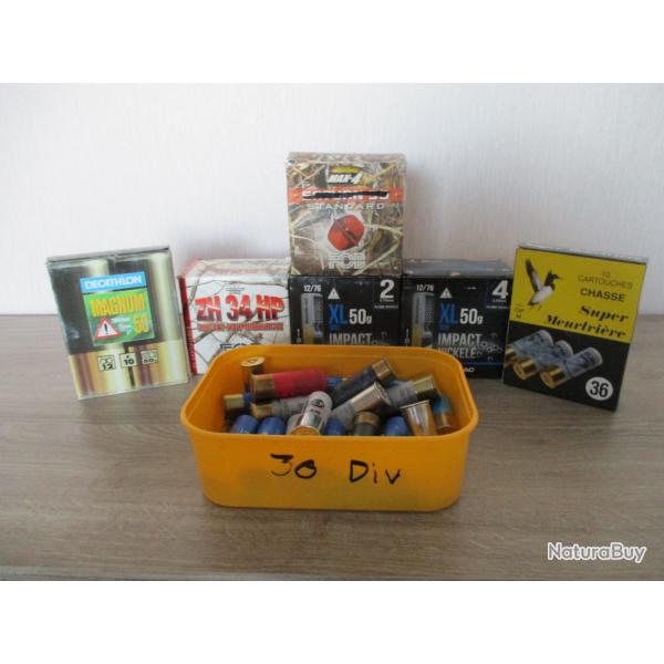 Lot 120 cartouches calibre 12