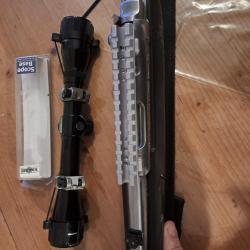 Rail picatinny pour carabine Ruger