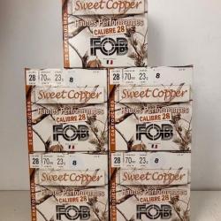 125 Cartouches Fob Sweet Copper Cal 28 N&deg;8