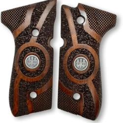 Vends plaquettes en noyer pour beretta 92