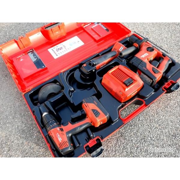 kit HILTI 3 tool en excellent �tat