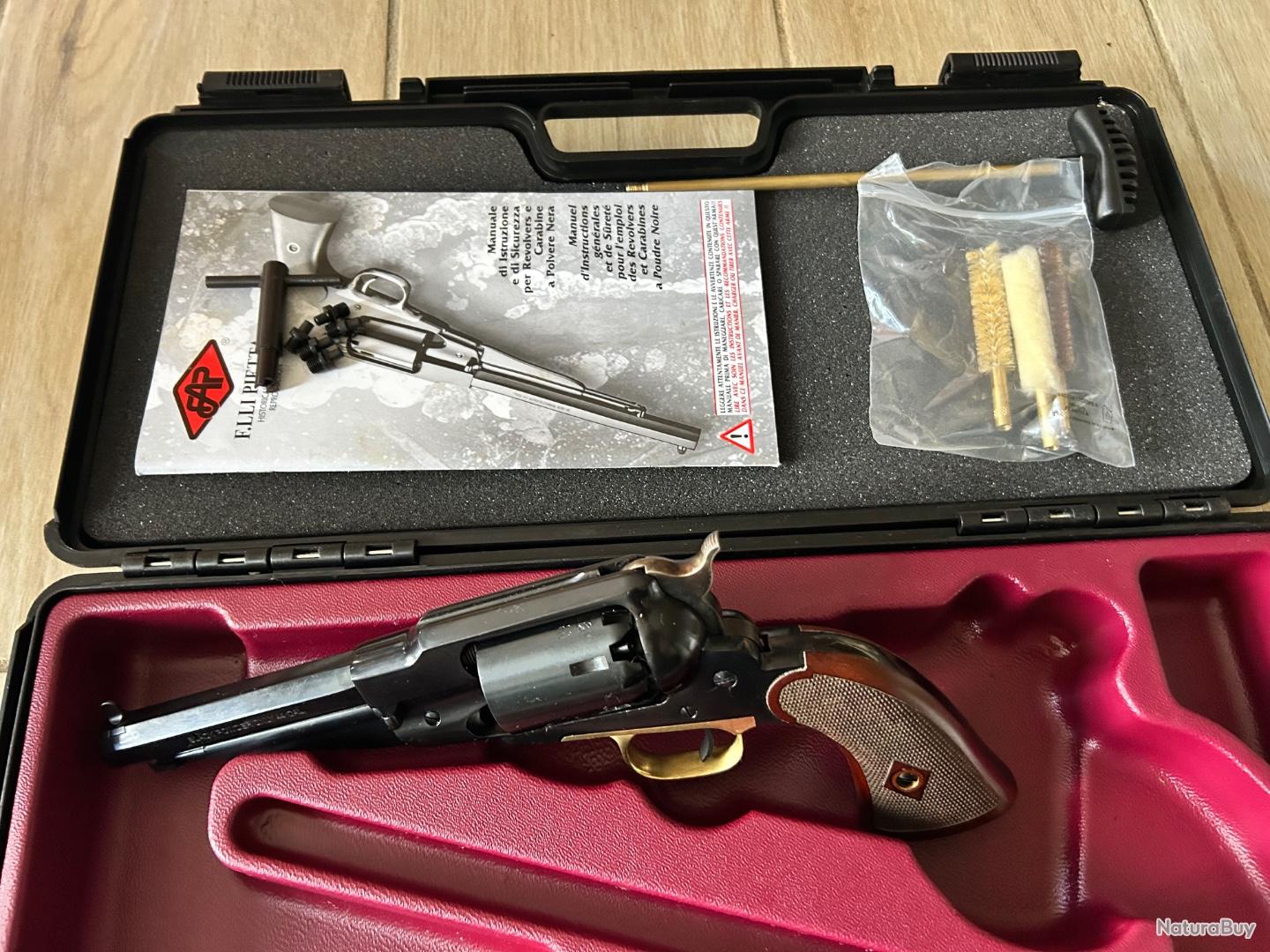 revolver-poudre-noire-pietta-remington-1858-new-army-acier-sheriff