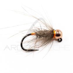 Mouche DEVAUX Nymphe bille tungst&egrave;ne NTJ 01-C (par 3) H14