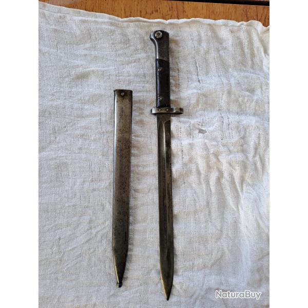 baionnette mauser vz24, rare marquage slovaque