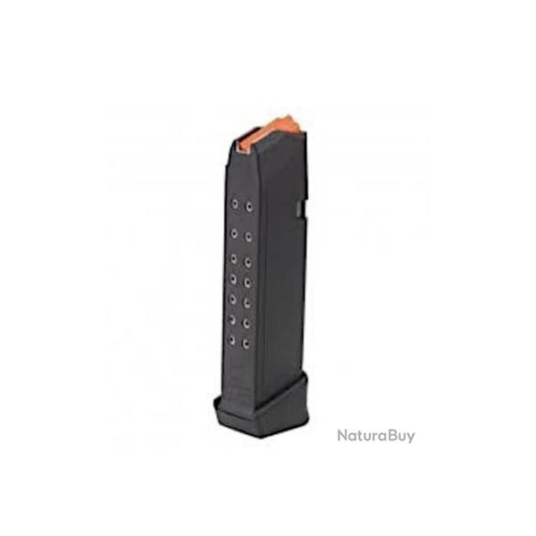 Chargeur GLOCK 17+2 gen5 Cal.9x19 19 coups �l�vateur orange