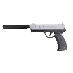 Pistolet de d&eacute;fense LTL Bravo Premium Cal.50 19.9 joules - extension de canon