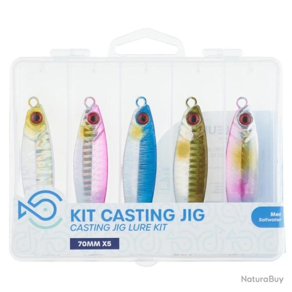 Kit Leurres SRT Casting Jig 7cm 40g Par 5