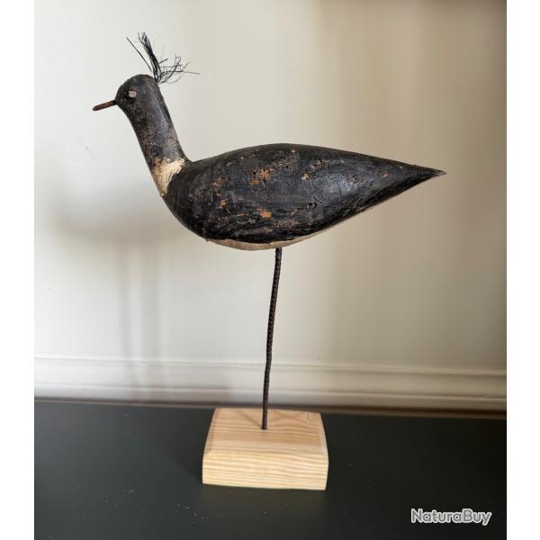 Appelant ancien en bois blette ancienne vanneau hupp� leurre de chasse