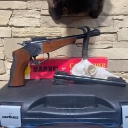 Pistolet Thompson Center Contender avec 2 canons de 10"  - 1 � sans prix de r&eacute;serve