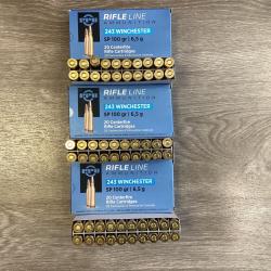 LOT DE MUNITIONS 243Win PPU