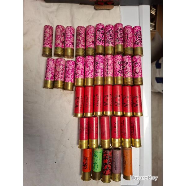39 munitions carton calibre 16