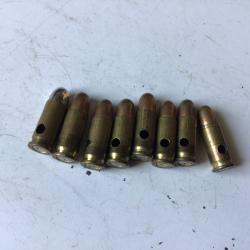 VENDU PAR LE-CUIRASSIER LOT N&deg;3 DE 8 BALLES CALIBRE 6,35 MM NEUTRALISEES