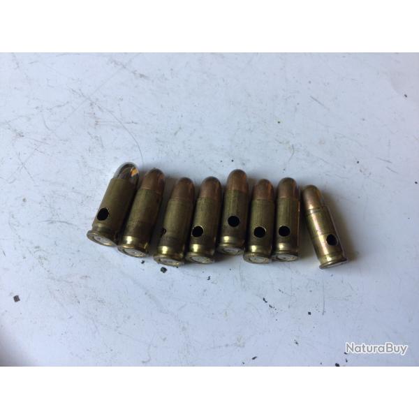 VENDU PAR LE-CUIRASSIER LOT N�3 DE 8 BALLES CALIBRE 6,35 MM NEUTRALISEES