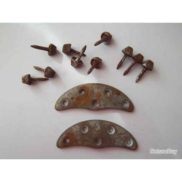 lot fers et clous bottes Allemande N� 5 �quipement