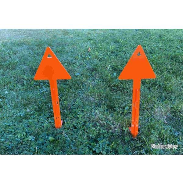 GRANDS PIQUETS DE BATTUE HAUTS et SOLIDES - MADE IN FRANCE (Oyonnax) - 100% clients satisfaits !