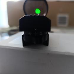 Red dot  vis&eacute; point rouge