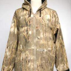 Veste printemps &eacute;t&eacute; &agrave; capuche grandes tailles - super qualit&eacute; coton canva solide