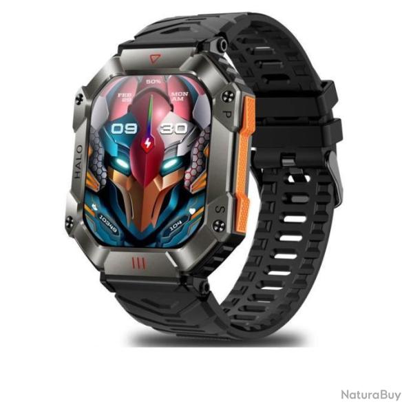 Montre Num�rique Ultra Robuste Militaire Boussole Piste GPS M�t�o Noir LIVRAISON OFFERTE