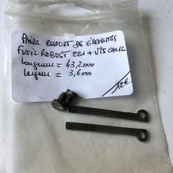 VENDU PAR LE-CUIRASSIER PAIRE DE RESSORT +VIS DE G&Acirc;CHETTES FUSIL ROBUST 221 CAL 12 ANCIEN MOD&Egrave;LE