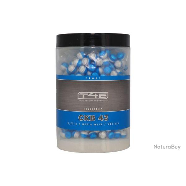 Billes craie blanche cal.43 Umarex