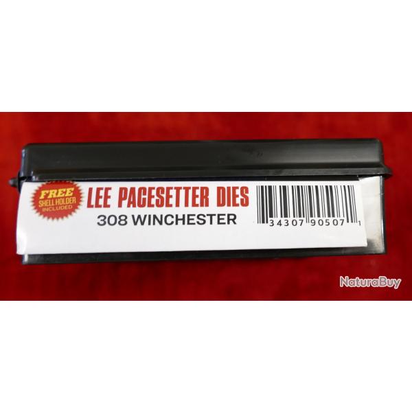 Jeu d'outils Lee cal. .308 Win avec si�geur microm�trique