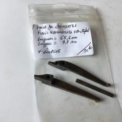 VENDU PAR LE-CUIRASSIER PAIRE DE G&Acirc;CHETTES POUR FUSIL HAMMERLESS CAL 12/16