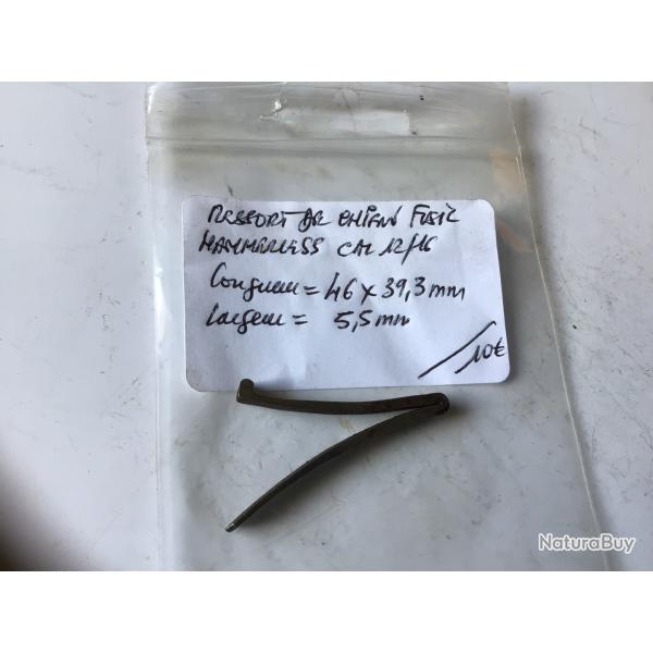 VENDU PAR LE-CUIRASSIER RESSORT DE CHIEN POUR FUSIL HAMMERLESS CAL 12/16