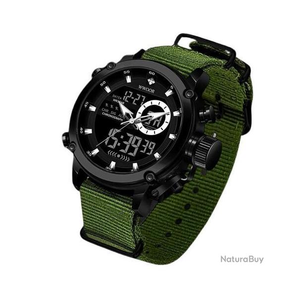 Montre - Bracelet MILITAIRE Sport Num�rique Quartz : �tanche Double Affichage - LIVRAISON GRATUITE