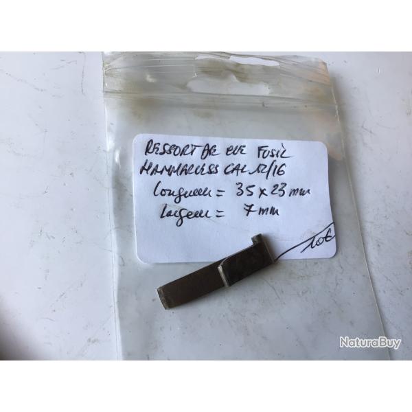 VENDU PAR LE-CUIRASSIER RESSORT DE CL� FUSIL HAMMERLESS CAL 12/16