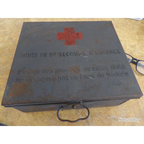 caisse croix rouge FR d�fense passive vide seconde guerre ww2 pour chef ilot blitz bombardement