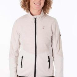 Veste Polaire de Randonn&eacute;e Femme Aulp Berti Beige