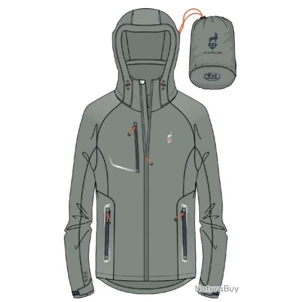 Softshell de Randonn�e Imperm�able Homme Aulp Robin Gris