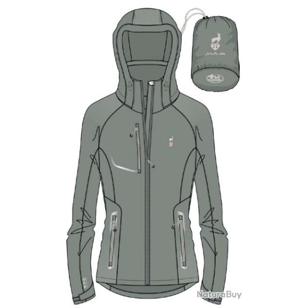 Softshell de Randonn�e Imperm�able Femme Aulp Rossa Vert