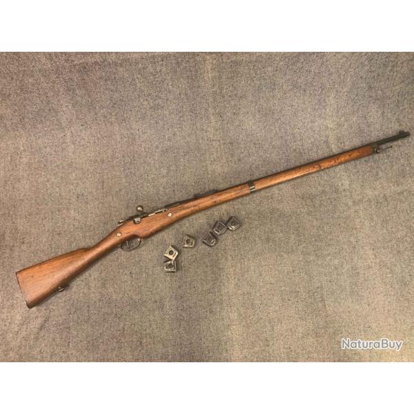 Fusil Berthier Mod�le 07/15 calibre 8x51 R canon miroir