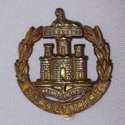 Cap badge insigne de casquette Anglais DORSETSHIRE R&eacute;giment WW2
