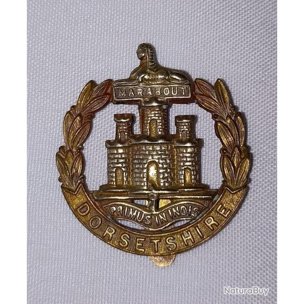 Cap badge insigne de casquette Anglais DORSETSHIRE R�giment WW2