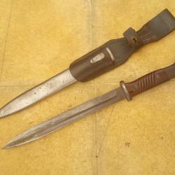 Ba&iuml;onnette Allemande mauser 98k WW2 seconde guerre mondiale